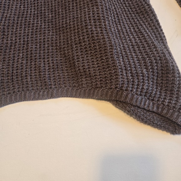 Market & Spruce Chocolate Brown Wide Knit Open Front Cardigan Sweater Womens Med - Picture 9 of 11